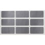 Brady THT-5-8591-10-SL etichetta per stampante Argento Etichetta per stampante autoadesiva (148786)