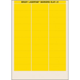 Brady ELAT-21-747-YL etichetta per stampante Giallo Etichetta per stampante autoadesiva (029859)
