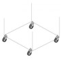 SET 4 RUOTE (2 CON FRENO+2 SENZA) (309233)