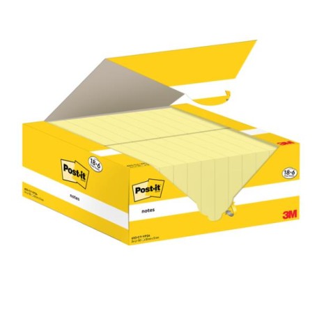 CF18+6 POST-IT/CANARY/38X51/100 FF (7100317764)