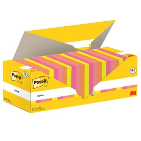 CF18+6 POST-IT/ASST/76X76/100 FF (7100317837)