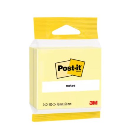 CF2 POST-IT 76X76MM GIALLO-BLISTER (7100172244)