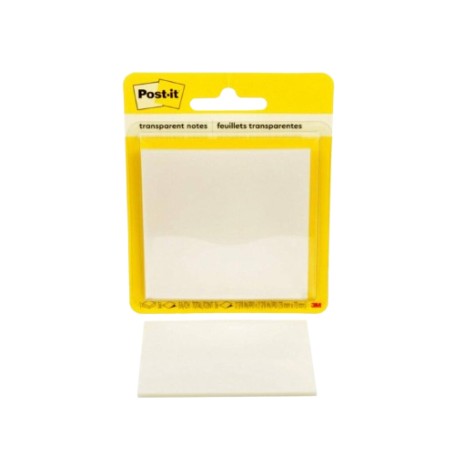 Post-It 600-TRSPT pouch autoadesiva Quadrato Trasparente 36 fogli Autoadesivo (7100241321)