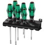 Schraubendreher Satz 334/6 (schwarz/grn, Kraftform Plus, Lasertip) (05105650001)