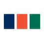 Pigna Monocromo quaderno per scrivere A4 96 fogli Blu, Verde, Arancione (0206868)