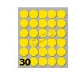 CONF10 BUSTE ETICH 7 GIALLE  DIAM22 (X11007GI)