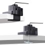 StarTech.com Supporto per tre monitor fino a 27", VESA 75x75/100x100, regolazioni dei bracci senza attrezzi, montaggio con morse (3MP2AG-MONITOR-ARM)