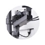 StarTech.com Supporto per tre monitor fino a 27", VESA 75x75/100x100, regolazioni dei bracci senza attrezzi, montaggio con morse (3MP2AG-MONITOR-ARM)