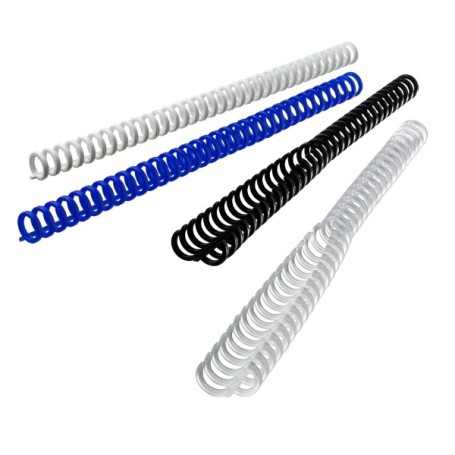 GBC Dorsi ClickBind trasparenti effetto ghiaccio 8 mm (50) (387302E)