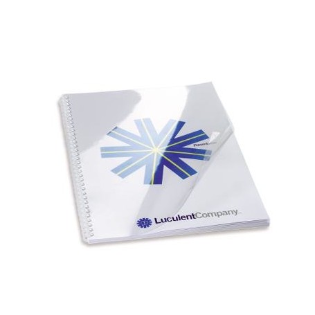 GBC Copertine rilegatura HiClear A4 PVC 200mic ultra trasp (100) (CE012080E)