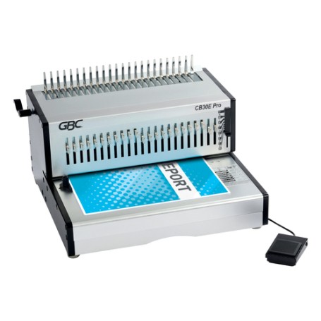 GBC 4410045 macchina piegafoglii Rilegatrice a pettine 500 fogli Argento