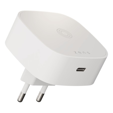 ZENS ZESC18W/00 Caricabatterie per dispositivi mobili Cuffie, Smartphone, Universale Bianco AC Carica wireless Ricarica rapida I