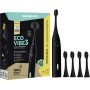 Happy Brush ECO VIBE 3 Starterkit All Black + 4 Refills, Elektrische Zahnbrste (schwarz) (HBV3AB4RW)