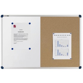 Nobo Lavagna combinata Classic sughero/acciaio laccato 1200x900mm (1901588)