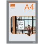Nobo 1915696 cornice magnetica A4 Argento