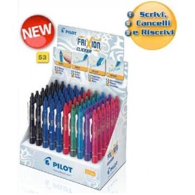 Pilot Frixion Clicker Nero, Blu, Verde, Rosa, Porpora, Rosso 60 pz (Z99740)