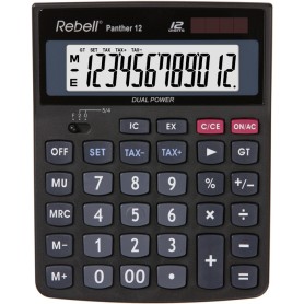 Rebell Panther 12 calcolatrice Desktop Calcolatrice di base Nero (PANTHER12)