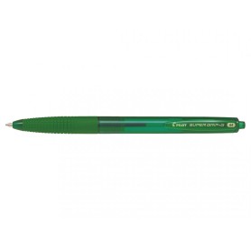 Pilot Super Grip G a Scatto Verde Penna a sfera retrattile a clip Medio 1 pz (001617)