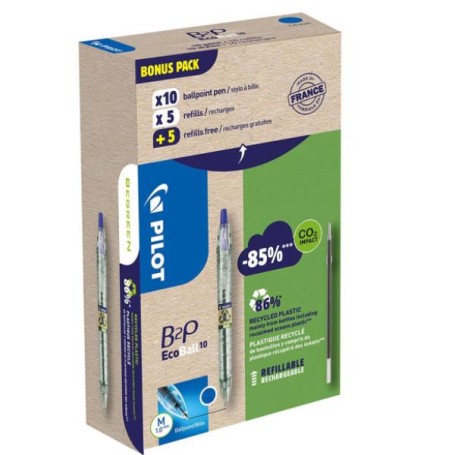 CF 10SFER+10REFIL B2P ECOBALL BLU (000033A)