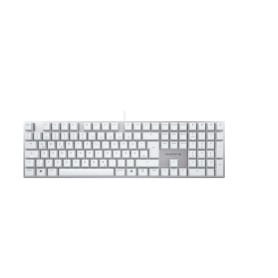 CHERRY KC 200 MX tastiera Universale USB QWERTZ Tedesco Argento, Bianco (G80-3950LIBDE-1)