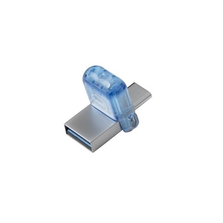 DELL AB135418 unità flash USB 64 GB USB Type-A / USB Type-C 3.2 Gen 1 (3.1 Gen 1) Blu, Argento (AB135418)