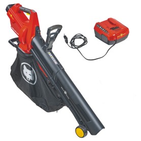 Akku-Laubsauger/Laubblser LYCOS 40/480 V Set, 40Volt (rot/schwarz, Li-Ionen Akku 5,0 Ah) (41AS4BV-650)