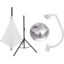 EUROLITE Set Spiegelkugel 30cm mit Stativ und Segel weiß (20000711)