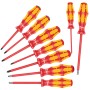 160 i/162 i/167 i/9 Schraubendrehersatz Kraftform Plus Serie 100 (rot/gelb, 9-teilig, mit Lasertip) (05133355001)