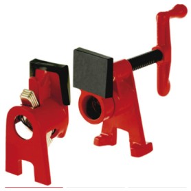 Rohr-Schraubzwinge BPC-H34 (rot/schwarz, fr 3/4"-Rohre)