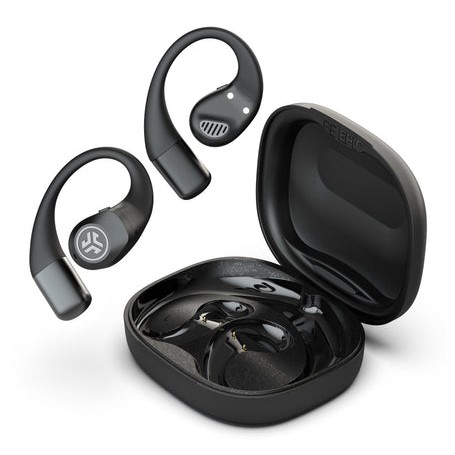 JLab Open Sport Auricolare True Wireless Stereo (TWS) A clip Bluetooth Nero (IEUEBEPOPSPRTRBLK82)