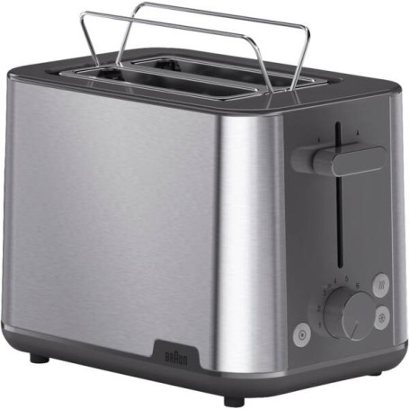 Toaster PurShine HT 1510 GY (edelstahl/grau, 900 Watt, fr 2 Scheiben Toast) (0X23010049)