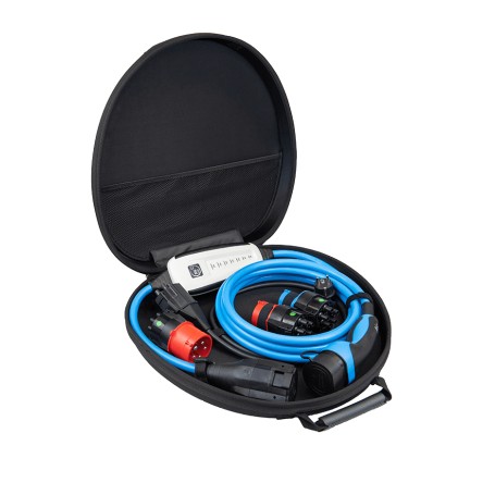 NRGkick 12101061 Caricabatteria per veicolo Nero, Blu, Rosso