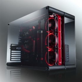 RAIJINTEK Paean Desktop Nero, Trasparente (0R200062)