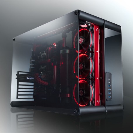RAIJINTEK Paean Desktop Nero, Trasparente (0R200062)