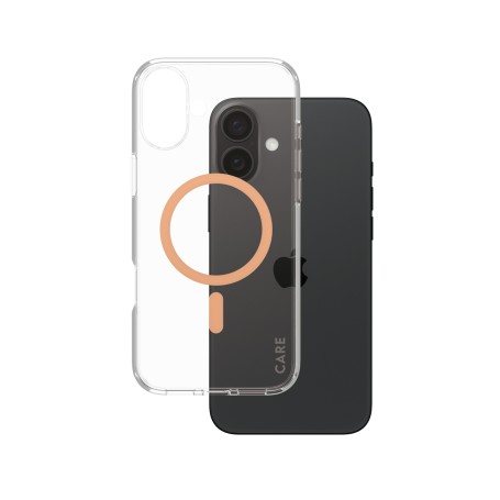 PanzerGlass CARE by ® Flagship Cover Trasparente Urban Combat con MagSafe Pesca iPhone 16 Plus (1375)