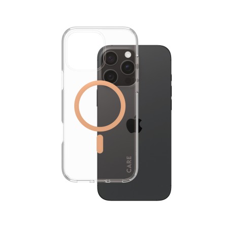 PanzerGlass CARE by ® Flagship Cover Trasparente Urban Combat con MagSafe Pesca iPhone 16 Pro Max (1376)