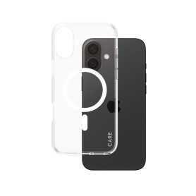 PanzerGlass CARE by ® Flagship Cover Trasparente Urban Combat con MagSafe Bianco iPhone 16 Plus (1339)