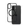 PanzerGlass CARE by ® Flagship Cover Trasparente Urban Combat con Bordo Nero & MagSafe iPhone 16 (1357)