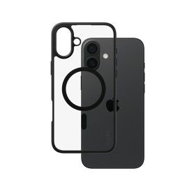 PanzerGlass CARE by ® Flagship Cover Trasparente Urban Combat con Bordo Nero & MagSafe iPhone 16 Plus (1359)
