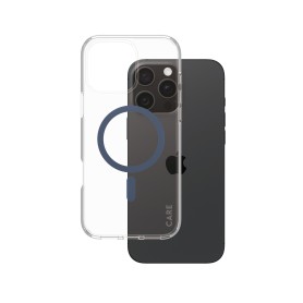 PanzerGlass CARE by ® Flagship Cover Trasparente Urban Combat con MagSafe Blu iPhone 16 Pro Max (1368)
