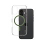 PanzerGlass CARE by ® Flagship Cover Trasparente Urban Combat con MagSafe Verde iPhone 16 (1369)