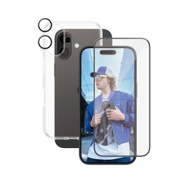 PanzerGlass CARE by PG 3-in-1 Bundle iPhone16 6.1 Pellicola proteggischermo trasparente Apple 1 pz (B1353+2861+1285)