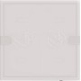 Gira KNX Tastsensor 4 Komfort 1f TS4 ws 5001003 (5001003)