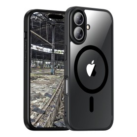 JT BERLIN Pankow Hybrid MagSafe custodia per cellulare 15,5 cm (6.1") Cover Nero, Trasparente (11098)