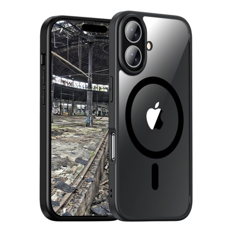 JT BERLIN Pankow Hybrid MagSafe custodia per cellulare 15,5 cm (6.1") Cover Nero, Trasparente (11098)
