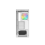 SAMA MID TOWER V50 WHITE 2*TG 4*FAN WHITE120mm ARGB PWM (V50-WHADA4X1-GL)