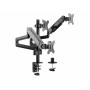 Equip Staffa di montaggio da scrivania per monitor tripli da 17” a 27” (65013407101)