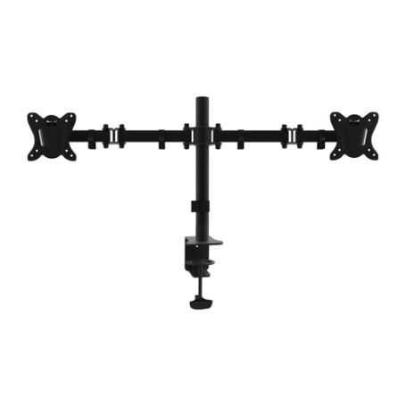 Equip Staffa di montaggio da tavolo articolata per doppio monitor da 13” a 27” (650152)