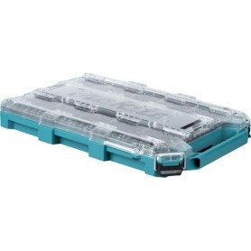 MAKTRAK Organizer flach M (blau/transparent, Transparenter Deckel) (P-91051)