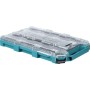 MAKTRAK Organizer flach M (blau/transparent, Transparenter Deckel) (P-91051)